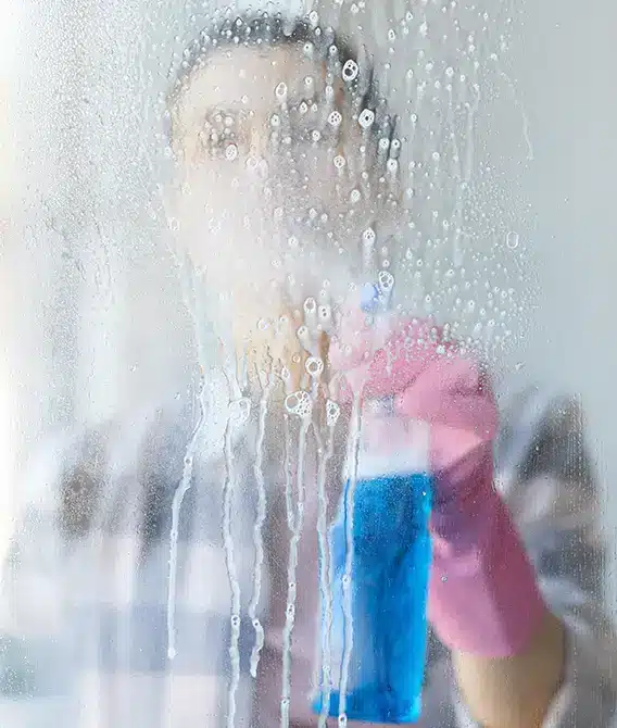 window-soap-cleaning